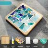 Bamboo Mosaic Coaster DIY Kit for Students and Kids