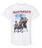 1985 Iron Maiden Тур Четвертого июля Новая Белая Футболка Унисекс Футболка
