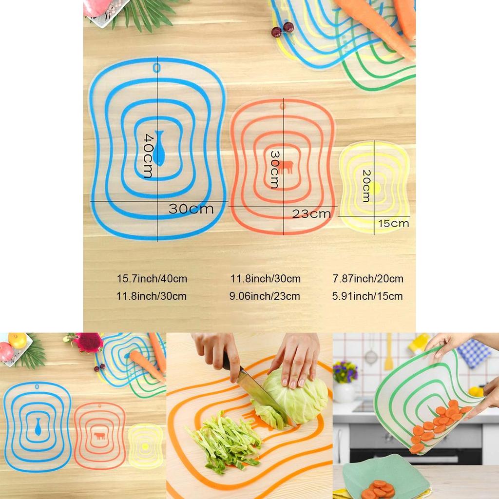 Хорошая пластиковая разделочная доска, нескользящая, матовая, кухонная разделочная доска, кухонный инструмент