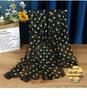 Classic Polka Dot Silk Georgette Scarf - Versatile Summer Sunscreen Shawl