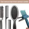 1/2 Pcs Hair Brush Cleaning Tool 2-In-1 Comb Cleaning Brush Comb Cleaner Brush Mini Remover Removing Dust Cleaning Supplies