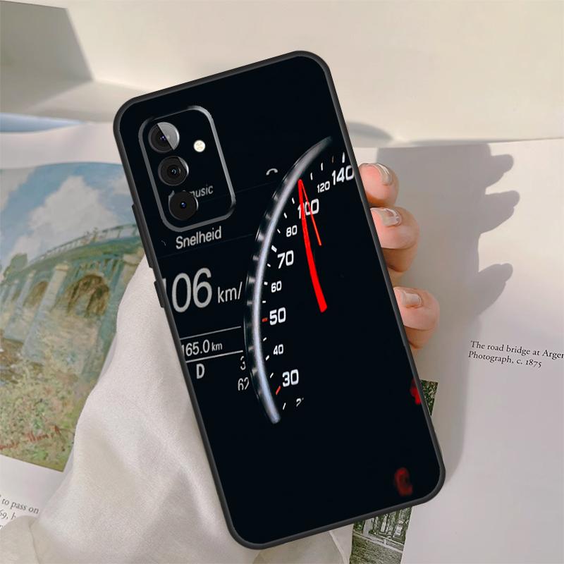 Крутой ретро-спидометр Чехол для Samsung Galaxy A16 A26 A56 A36 A06 A52 A53 A33 A13 A34 A54 A14 A15 A35 A55 A22 A32