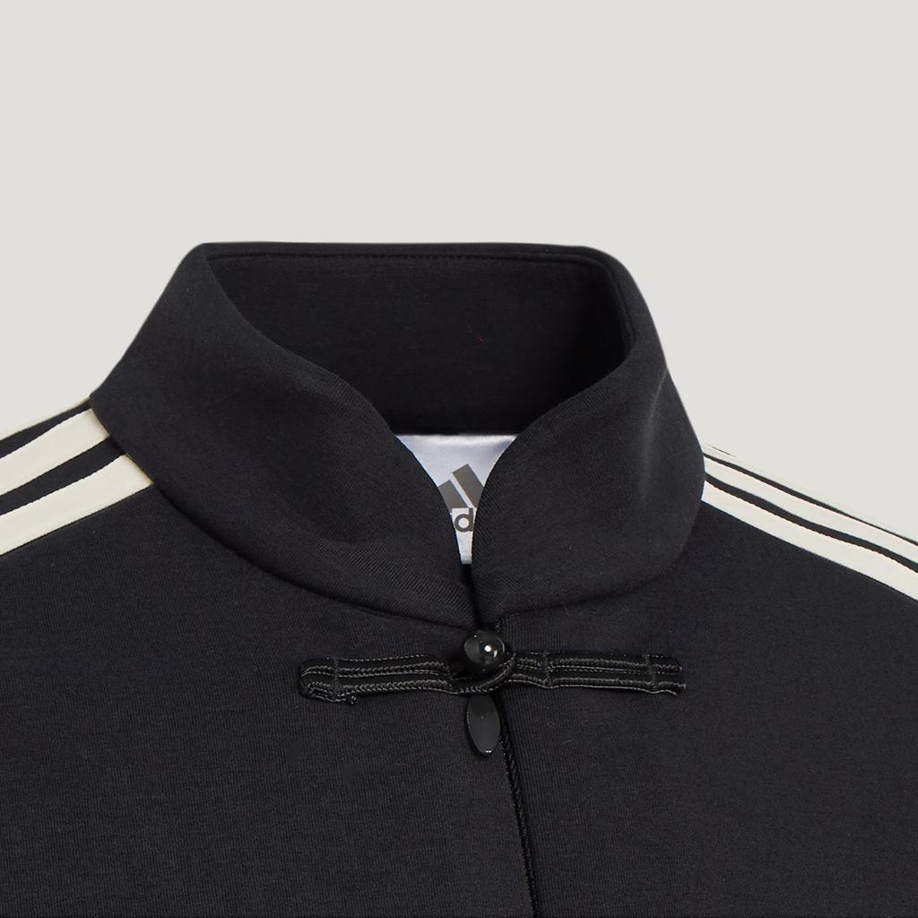 adidas FW25 Samuel Gui Yang Совместно созданный Спейсер Новый китайский стиль Повседневная полосатая спортивная куртка с длинным рукавом Женская куртка HY2130