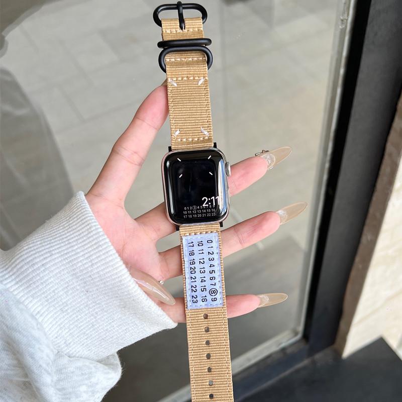 Ремешок для часов из плетеного нейлона для Apple Watch 6 7 8 9 41 мм 40 мм 44 мм 45 мм ремешок для iwatch Ultra/Ultra2 49 мм ремешок для запястья нейлоновый ремешок для часов