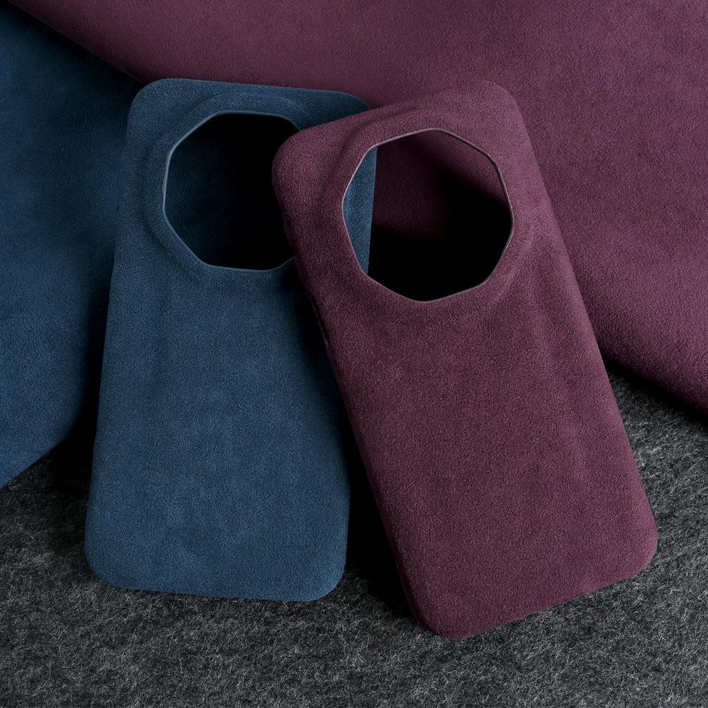 Alcantara Suede Case for Huawei Mate 80 RS Ultimate Design 70 RS Business Slim Fit Luxury Minimalist Full Body Shockproof Protective Cover