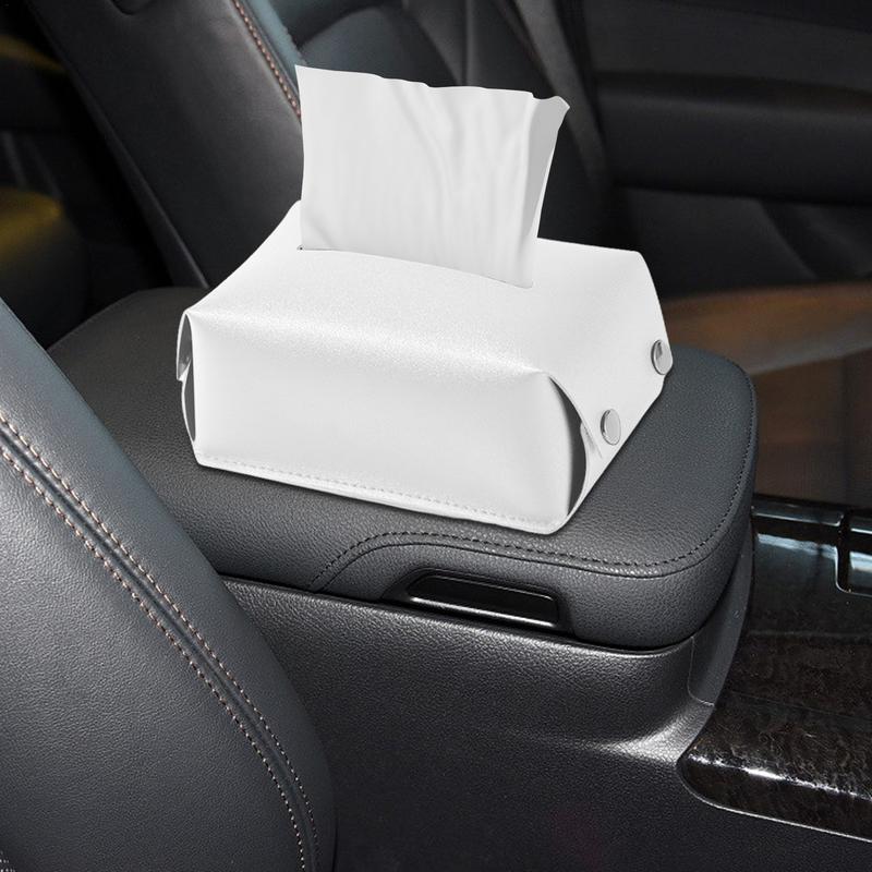 Держатель салфеток для автомобиля, искусственная кожа, подлокотник для автомобиля, держатель салфеток, коробка для салфеток, автомобильный чехол для салфеток, диспенсер для салфеток для автомобиля