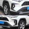 2 шт. для Toyota RAV4 автомобильный передний бампер противотуманная фара рамка крышка дневные ходовые огни отделка крышка брови капот