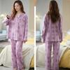 Girls' 100% Double-sided Cotton Pajamas, Women's Spring and Autumn Pajamas Set, Long-sleeved Home Wear, New Home Wear Set