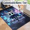 Custom Text Hollow Knight Pattern Floor Rug Soft Indoor Carpet Mat Living Room Bedroom