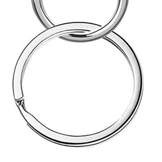 100Pcs/Set Key Chains Metal Lobster Claw Clasp with Key Rings Dog Collars Backpacks DIY Keychain