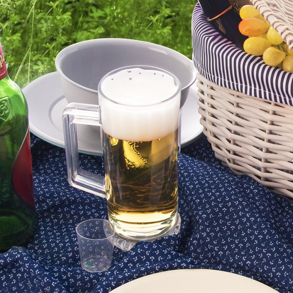 Plastic beer mug 620 ml