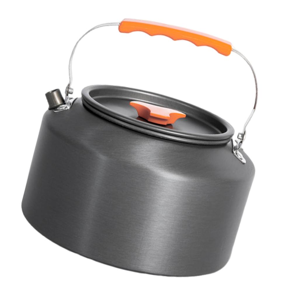 Portable Teapot Aluminum Camp Teas Coffee Pots Outdoor Hiking Water Boilers Camping Kettle Heat Water Teas Pots