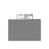 Chemin de table 40x180 cm LUXURY vert, par Soleil d'Ocre