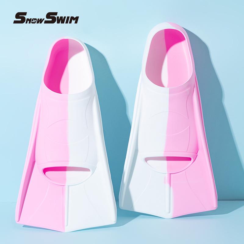Professional Silicone Swimming Fins for Children and Adults - Diving Frog Shoes and Training Equipment