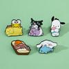 Креативная Личность Sanrio Металлический Значок Kulomipacha Собака Коричный Пес Брошь из Сплава