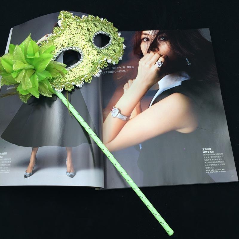 Цветочная ручная маска для женщин и девочек, венецианская принцесса, маскарадные маски