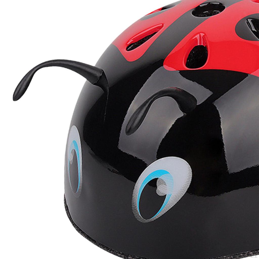 3D Ladybug Bike Helmet Kids Bicycle Cycling for Children Outdoor