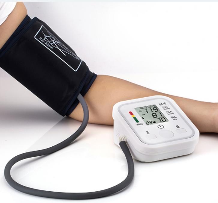 Upper Arm Blood Pressure Monitor Heart Beat Rate Monitor Health Care Medical Digital Meter Tonometer Measuring Automatic