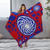Boho Mandala Snowflake Fleece Blanket Scatter Print Throw Soft Warm Cozy Decorative Bed Blanket Gift