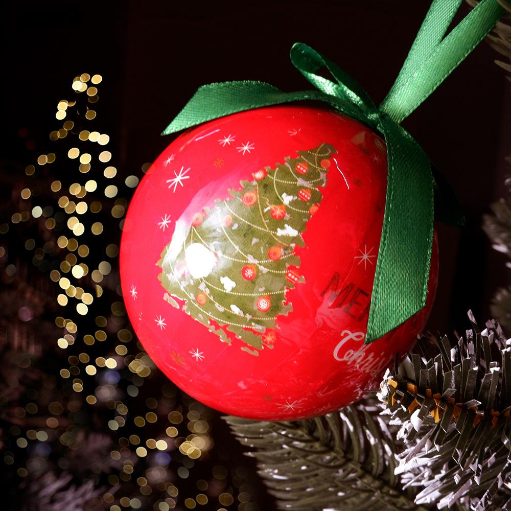 14 шт. в коробке, рождественские елочные подвесные шаровые украшения Navidad, новогодний шар, безделушка для рождественских украшений своими руками, шар с ремнями, детский подарок