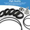 25013 O-Rings Gasket Kit L-Shape O-Rings with Air Release Valve Repair Seals Set Replacement for Pool Sand Filter Pumps