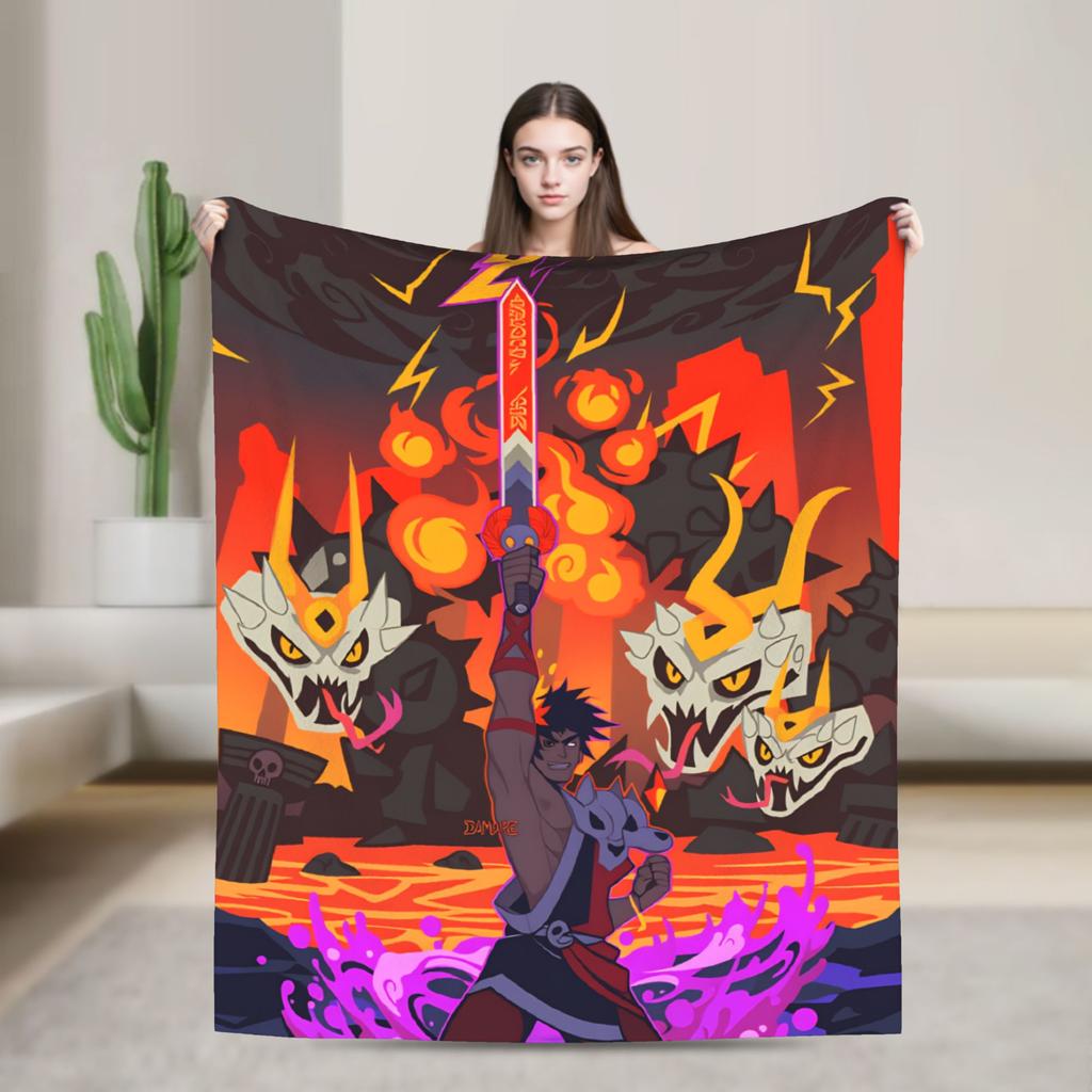 Hades Zagreus Soft Warm Blanket  Travel Office Plush Throw Blanket Funny Living Room Flannel Bedspread Sofa Bed Cover
