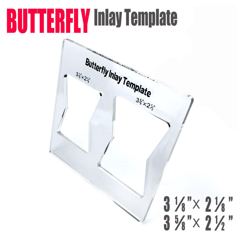 Шаблон с инкрустацией бабочкой Профессиональный декоративный и фрезерный шаблон Прозрачная линейка-разметчик для столярных соединений Набор для деревообработки
