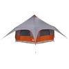 Family Tent Gray and Orange for 10 Persons