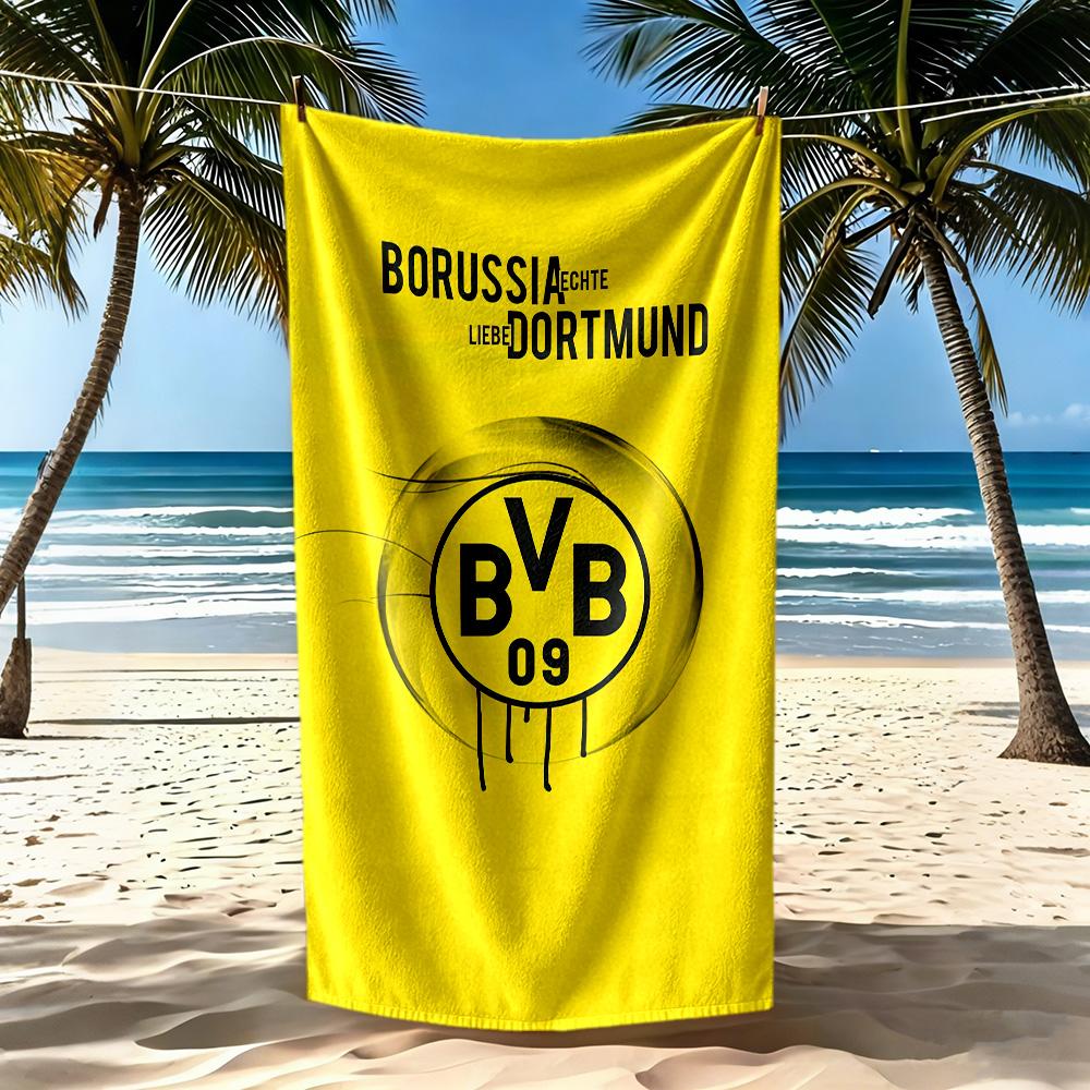 Borussia Dortmund Beach Towel Soft Durable Quickdry Comfortable Lightweight Portable For Swimmingbeachcamping Travel Beach Accessoriesgym