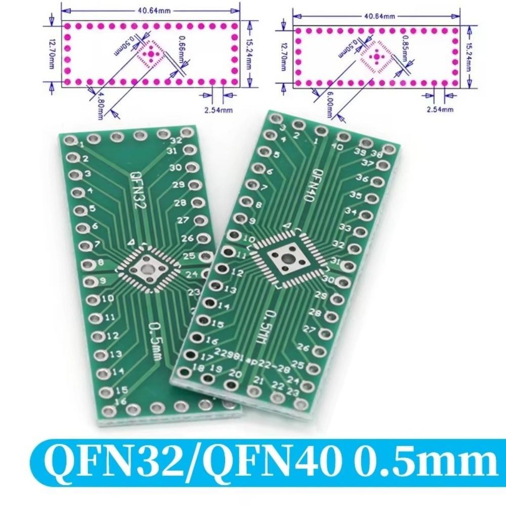 10Pcs Through-Hole Interface Patch Adapter Board Stable Soldering PCB Adapter Board IC Testing
