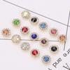 10PCS DIY Craft Hat Accessories Sparkling Rhinestone Buttons Clothes Decoration Crystal Glass Stone