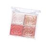 GHSHOP Highlighter Eyeshadow Makeup Shimmer Contouring Blush для женщин, 6,8 см x 6,8 см x 1,3 см, паста, стиль A, 1 шт.