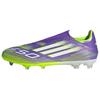 Adizero F50 League Laceless FG MG Purple Rush Lucid Lemon Unisex Sneakers Cloud-White JH7734