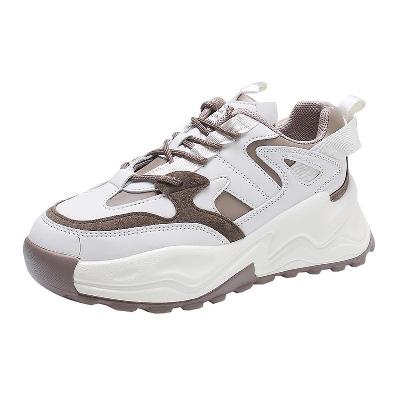 Daddy shoes women's new spring thick-soled flats, slimmed sports casual single shoes, versatile student soft-soled women's shoes