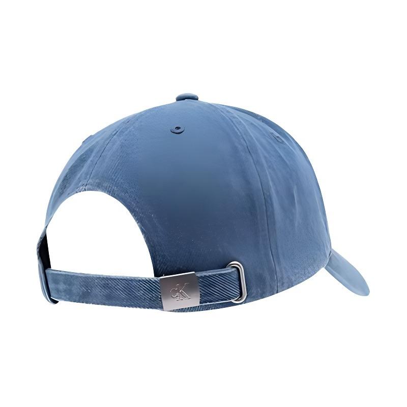 Calvin Klein Overlapping letter embroidery, cotton, peaked cap, same style for men and women, couple style, blue HX0278