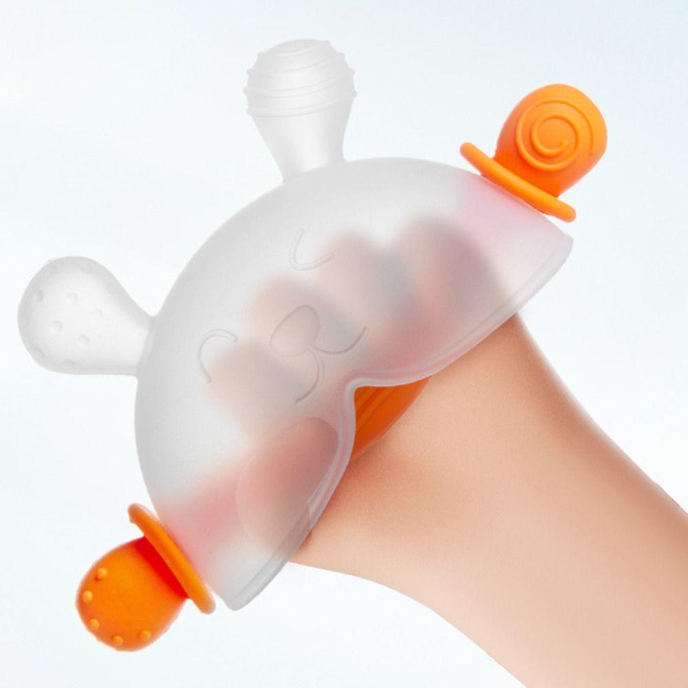 Силиконовые прорезыватели-перчатки, моющиеся детские прорезыватели, удобный ручной прорезыватель для младенца