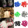 Cover 20Pcs Pet Dog Cat Paw Claw Anti-Scratch Soft Decor Silicone Nail Caps Protective Covers Sheath for Home Nails