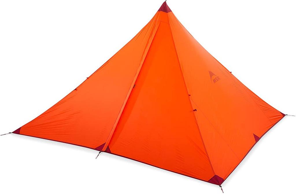 MSR Outdoor Camping Monopole Shelter Front Range Orange for 4 People Japanese 37038 [Genuine Product]