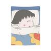 Anime Chibi Maruko Chan Blankets Coral Fleece Plush All Season  Portable Soft Throw Blanket for Sofa Car Bedding Throws
