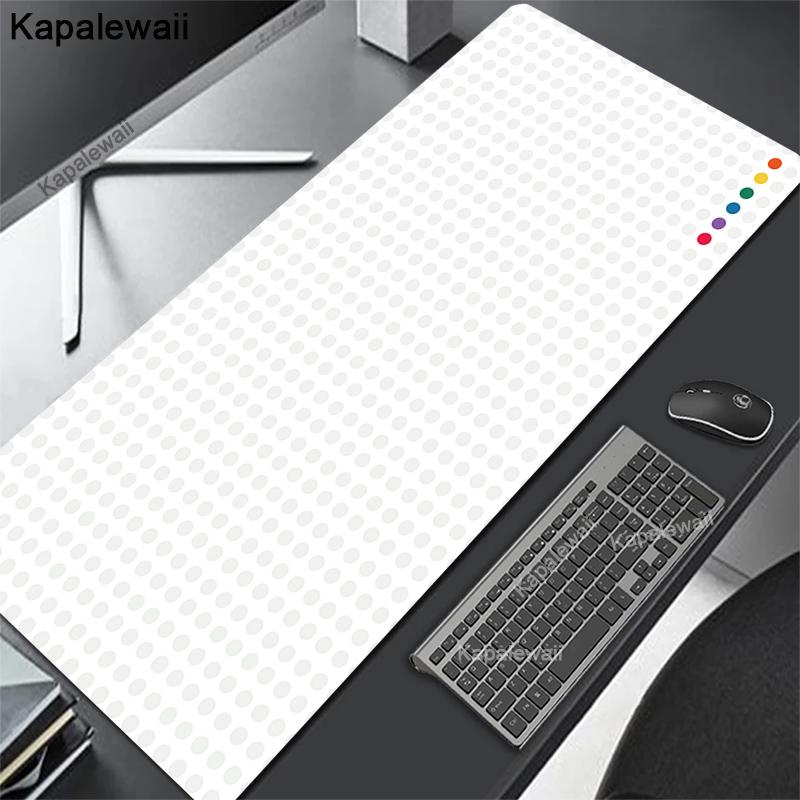 Mouse Pad Computer Laptop Black White Simple Line Keyboard Mouse Mat Art Mousepad Keyboards Gamers Decoracion Desk Mat