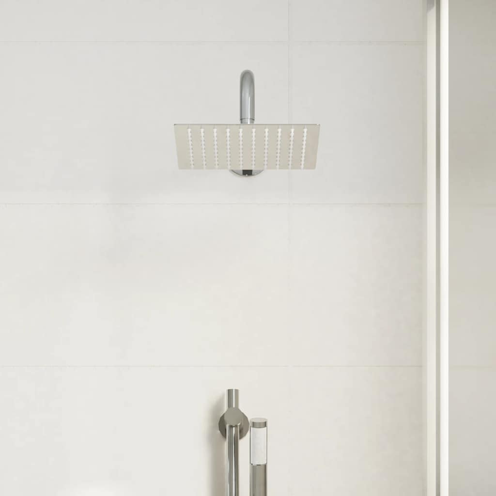 Rain Shower Head 304 Stainless Steel 20 x 20 cm Square
