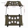 Foldable Pet Grooming Table Secure Strap Breathable Hanging Harness with Eight Holes for Picking Ears Nail Clipping Home