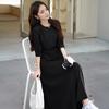Early Autumn Long-sleeved French Leisure Suit Skirt Women's New Waist Slimming Luxury Two-piece Suit.