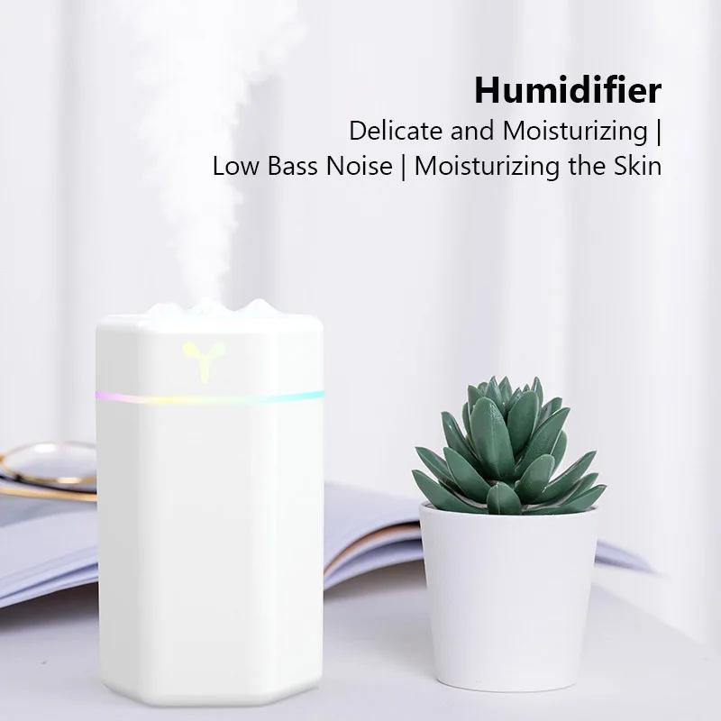 Electric Air Humidifier With Colorful Night Light 420ML Essential Oil Diffuser Fragrance Diffuser USB Cool Mist Sprayer Purifier