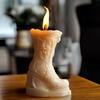 Long Boots Shaped Candle Silicone Mold Denim Boot Denim Leather Shoes Resin Mold Martin Boots Candle Mold Christmas Boots Molds