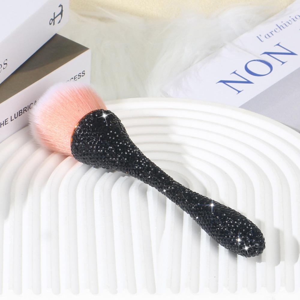 Artificial Fiber Diamond Handle Makeup Brush Diamond Inlay Make Up Brush Loose Powder Brush