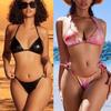 Женское бикини, сексуальный купальный костюм с высокой талией, пляжный купальник, женский летний купальник