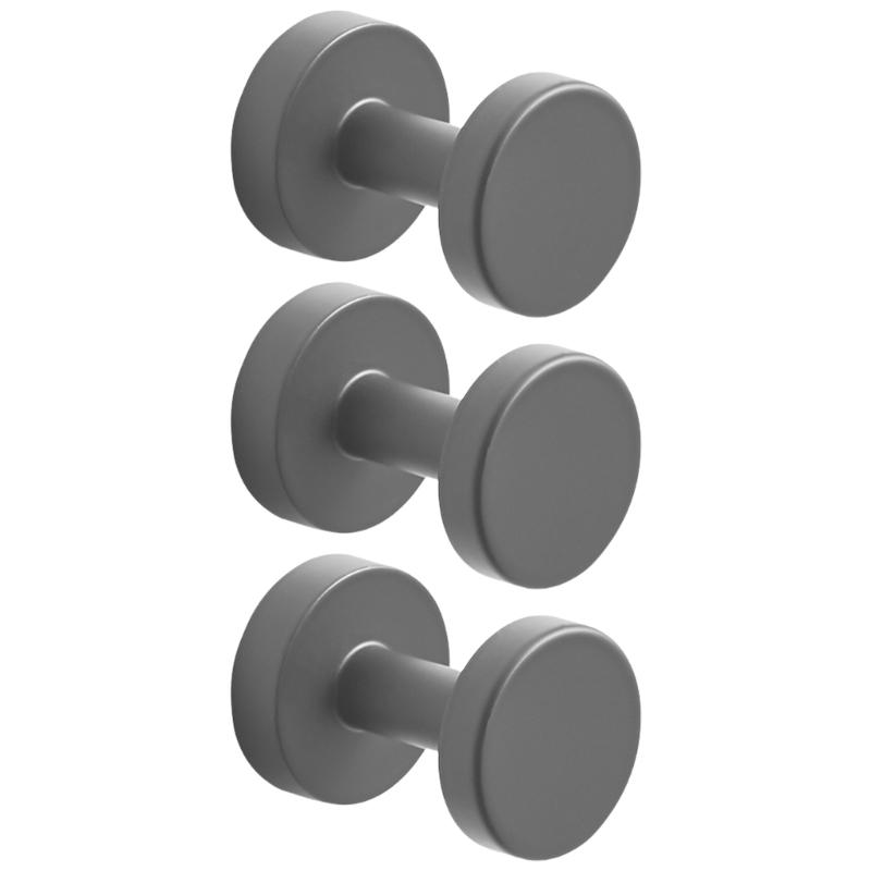 5pcs Elegant Decorative Door Hook Set Capacity Portable Accessory for Loofah Robe Coat Hat Key In Bathroom Or Shower