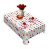Valentine's Day Tablecloth Love Heart Tablecloth Rectangular Square Romantic Table Cover for Anniversary Wedding Party