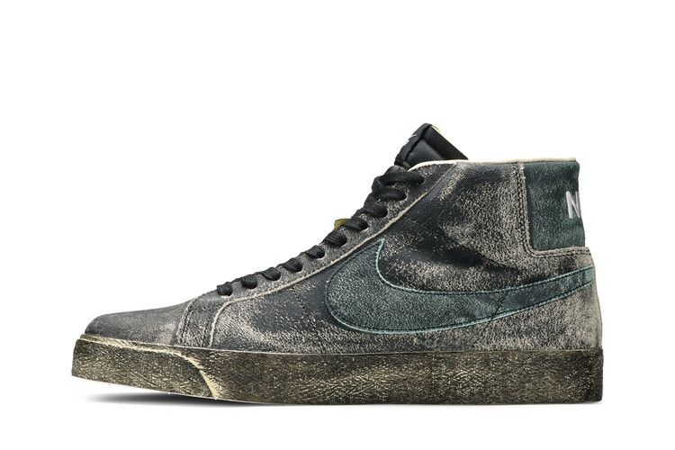 Nike Blazer Mid Выцветший черный